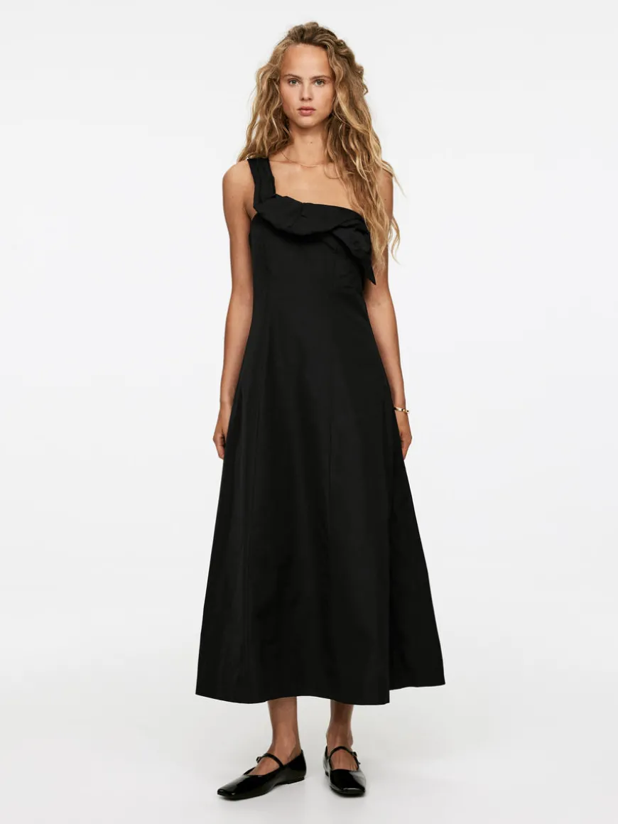 A-Line Taffeta Dress