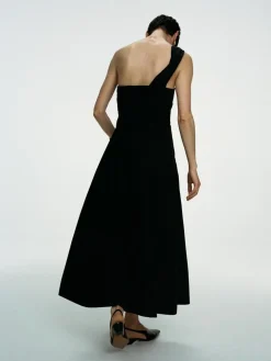 A-Line Taffeta Dress