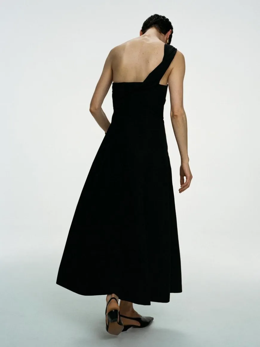 A-Line Taffeta Dress