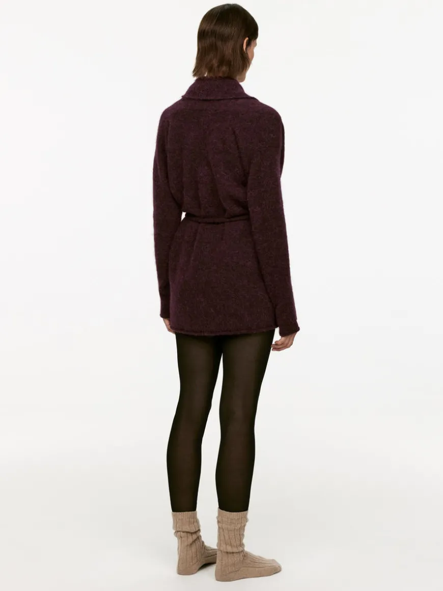 Alpaca-Wool Blend Cardigan