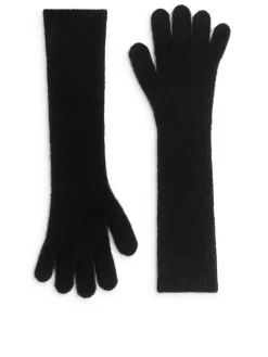 Alpaca-Wool Blend Finger Gloves