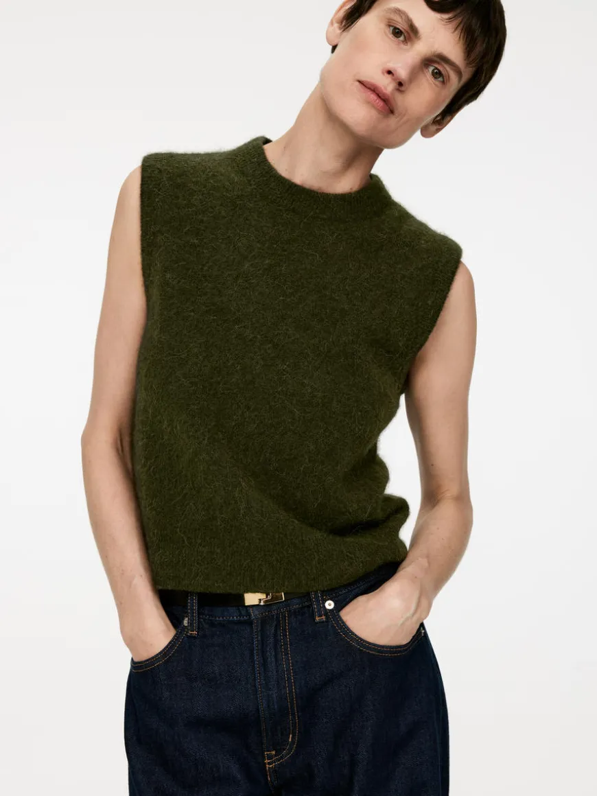 Alpaca-Wool Blend Vest