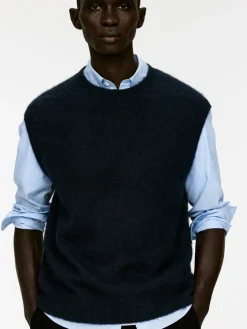 Alpaca-Wool Blend Vest