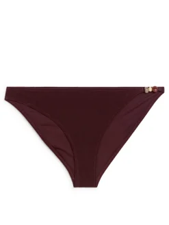 Bead-Detail Bikini Bottom