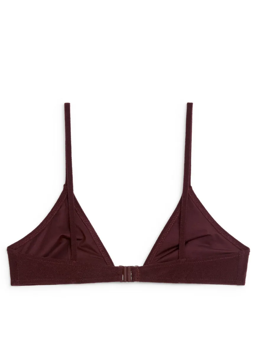 Bead-Detail Bikini Top