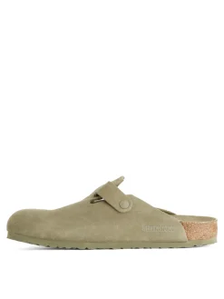 Birkenstock Boston Suede Sandals