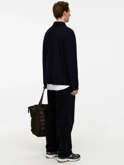 Boiled Wool Polo Shirt