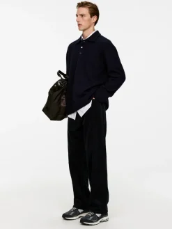 Boiled Wool Polo Shirt