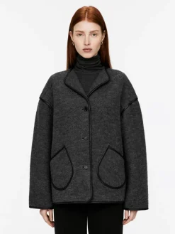 Boiled Wool-Cotton Jacket