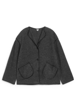 Boiled Wool-Cotton Jacket