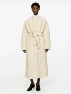 Bouclé Wool Coat