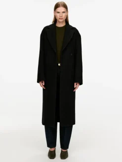 Bouclé Wool Coat