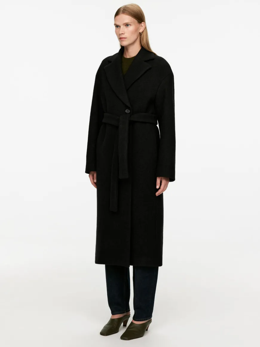 Bouclé Wool Coat