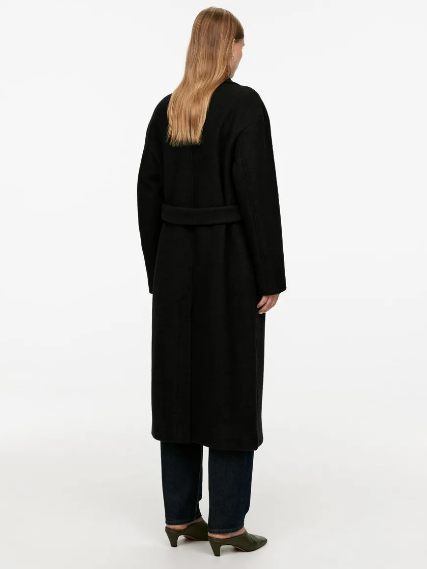 Bouclé Wool Coat