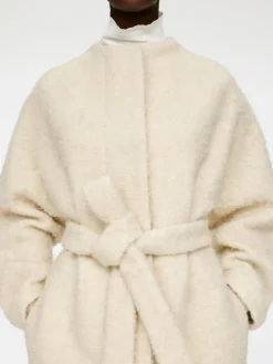 Bouclé Wool Coat