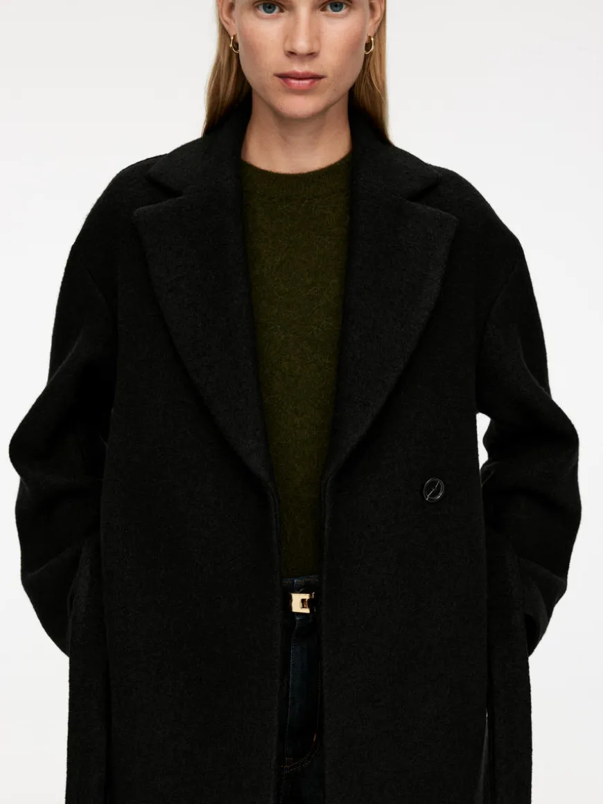 Bouclé Wool Coat