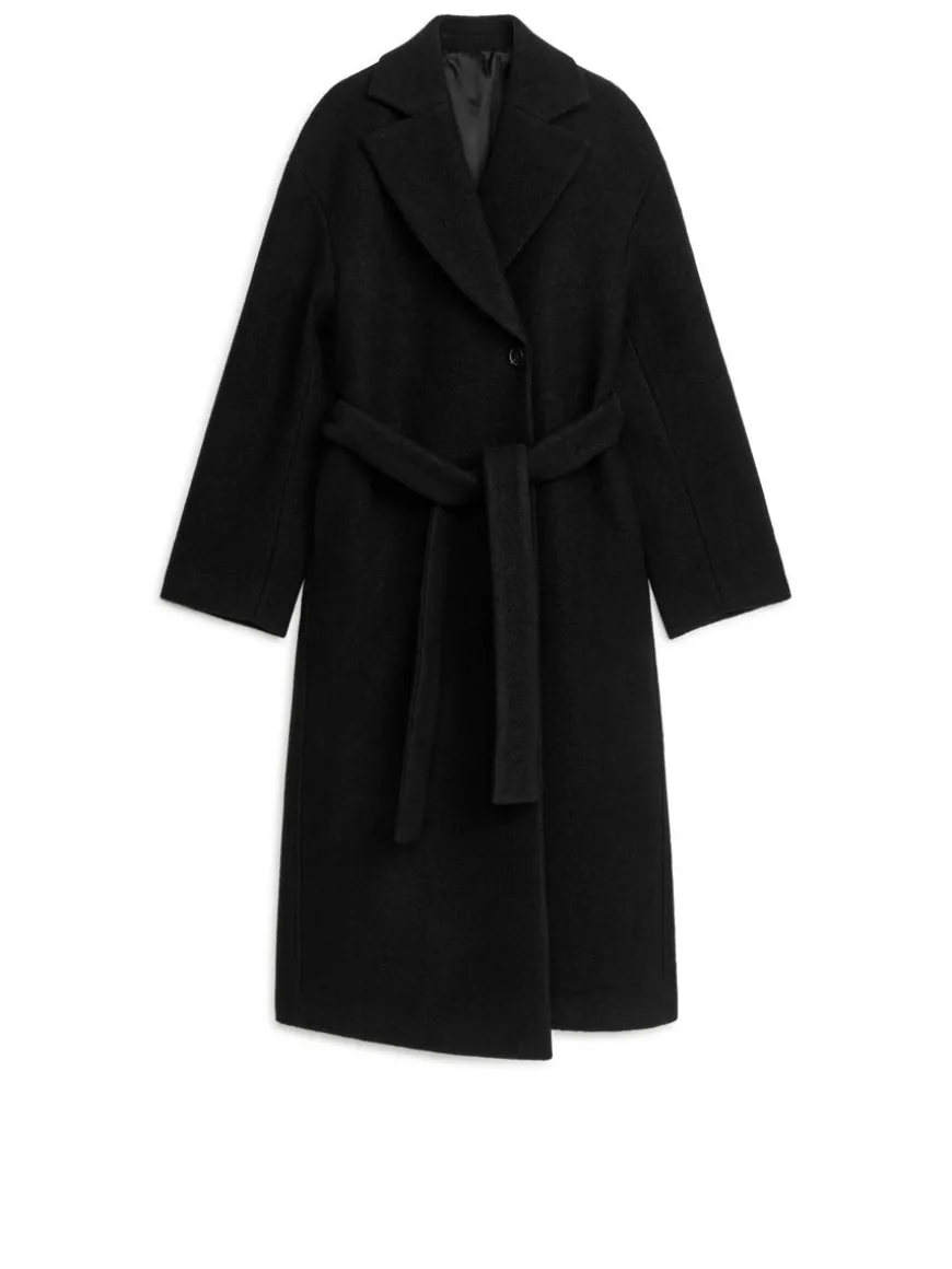 Bouclé Wool Coat