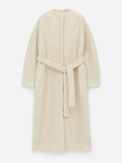Bouclé Wool Coat