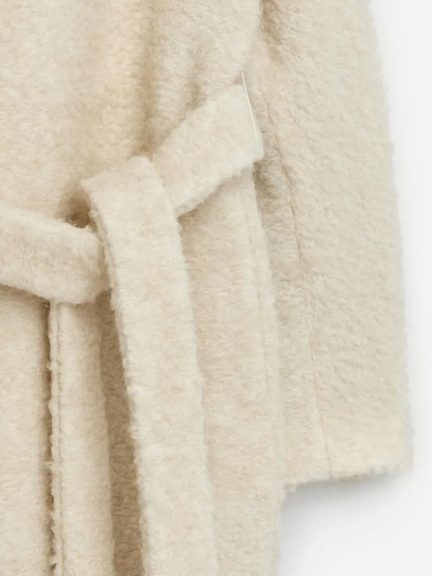 Bouclé Wool Coat