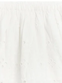 Broderie Anglaise Midi Skirt