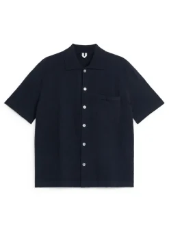 Button-Up Polo Shirt