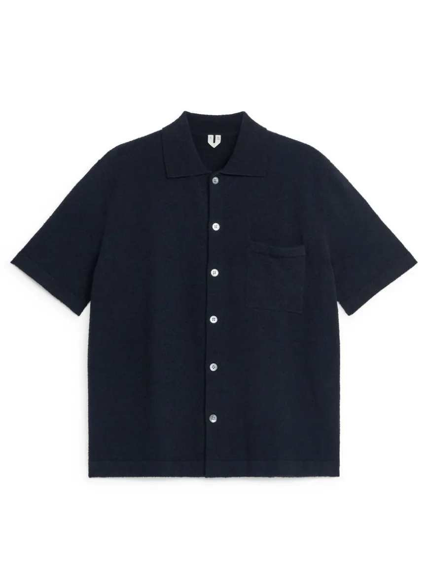 Button-Up Polo Shirt