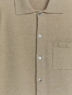 Button-Up Polo Shirt