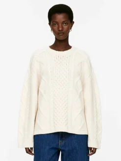 Cable Knit Wool Jumper