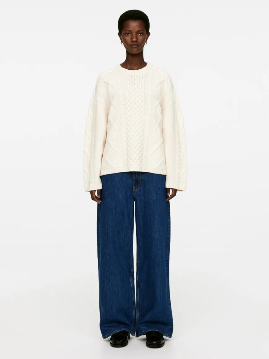 Cable Knit Wool Jumper