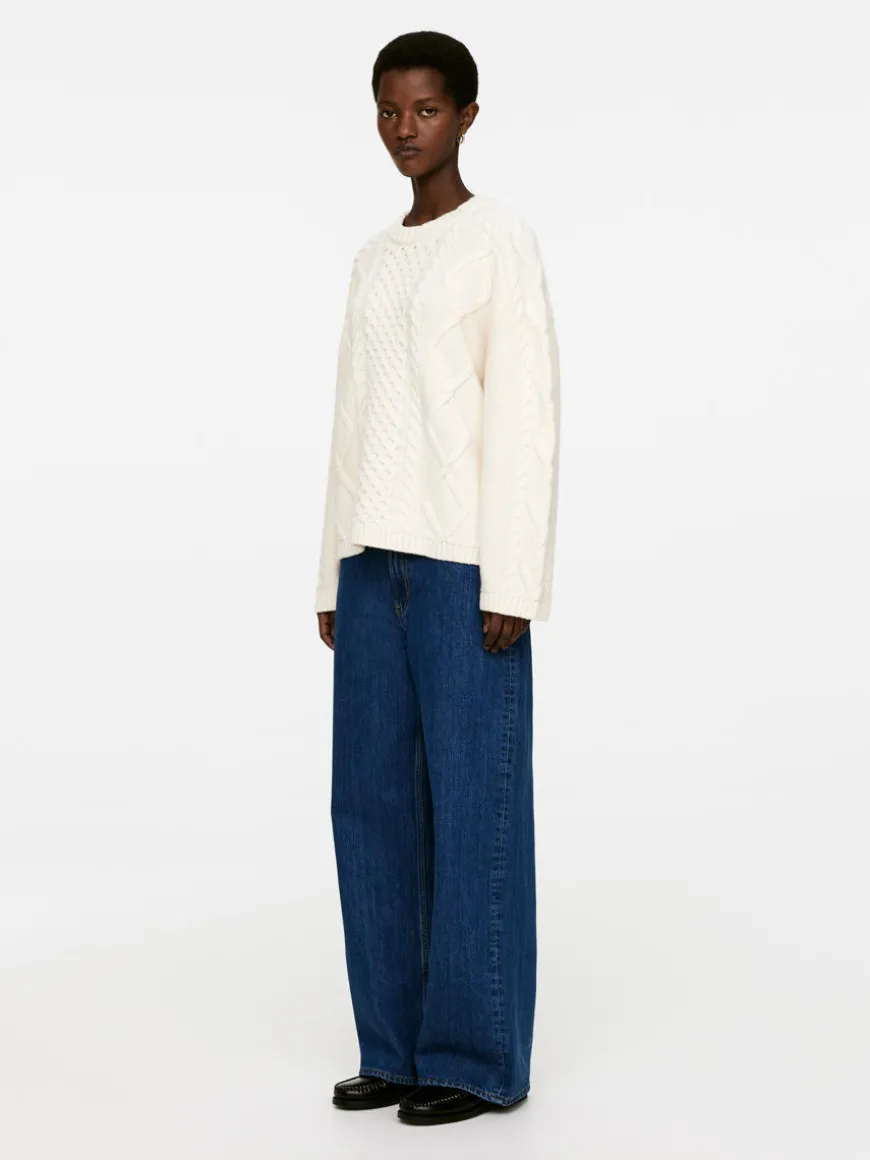 Cable Knit Wool Jumper