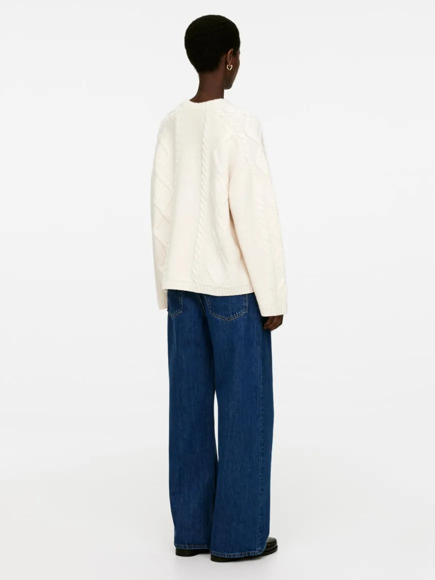 Cable Knit Wool Jumper