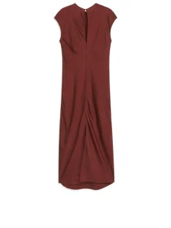 Cap-Sleeve Maxi Dress