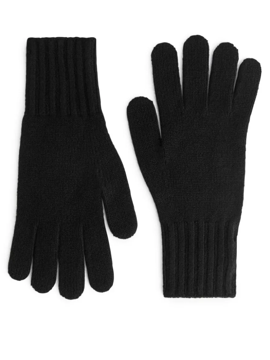 Cashmere-Blend Gloves