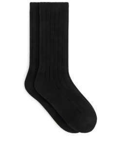 Cashmere-Wool Blend Socks