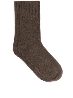Cashmere-Wool Blend Socks