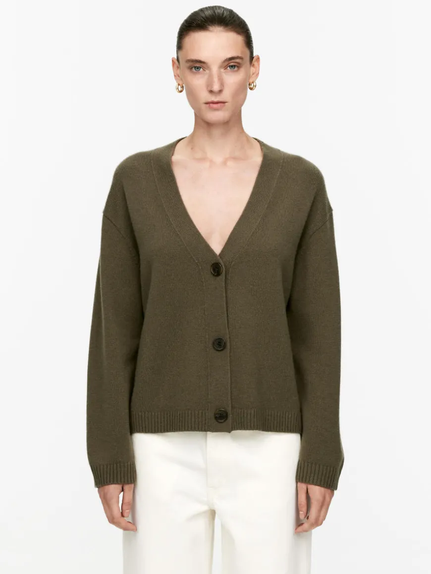 Cashmere-Wool Cardigan