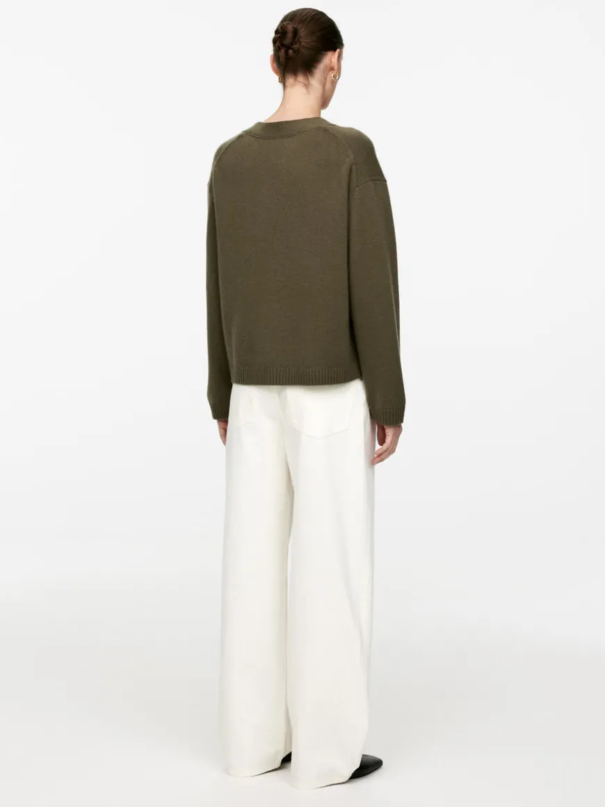 Cashmere-Wool Cardigan