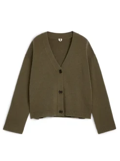 Cashmere-Wool Cardigan
