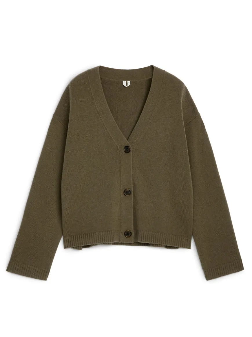Cashmere-Wool Cardigan