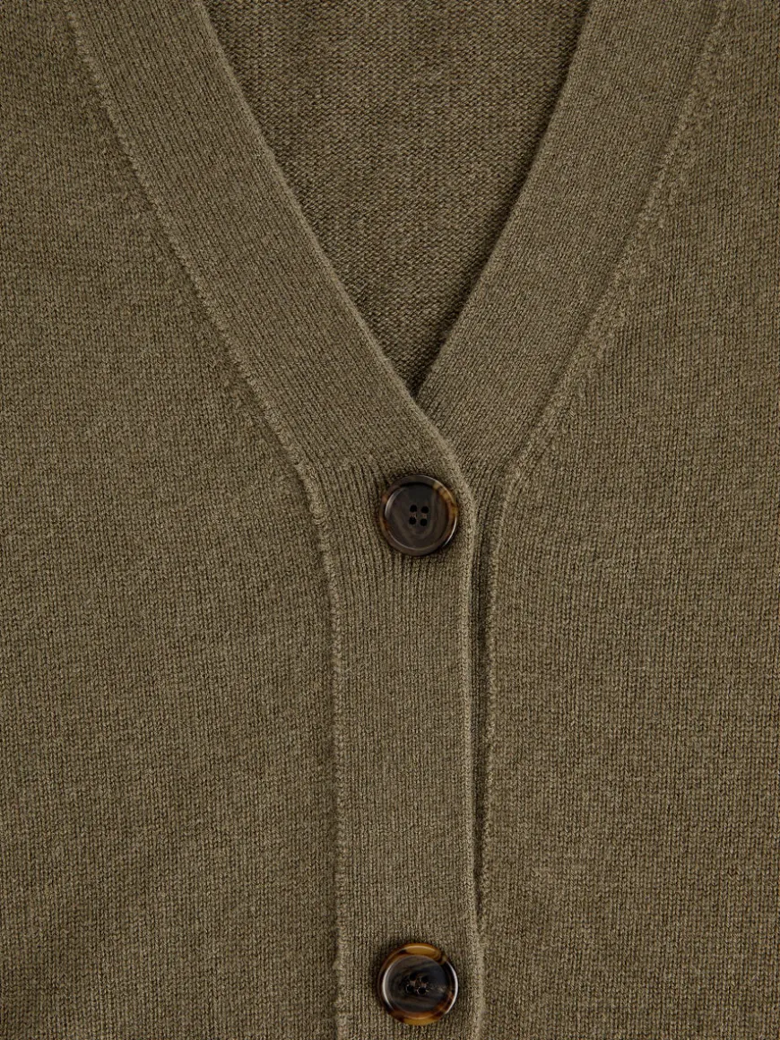 Cashmere-Wool Cardigan
