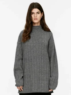 Cashmere-Wool Rib Jumper