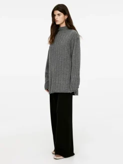 Cashmere-Wool Rib Jumper