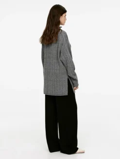 Cashmere-Wool Rib Jumper