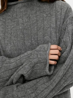 Cashmere-Wool Rib Jumper