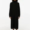 Cashmere-Wool Roll-Neck Dress
