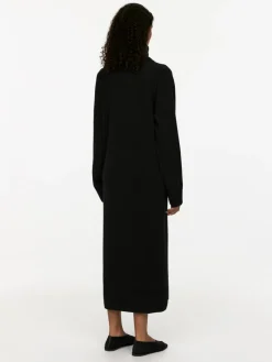 Cashmere-Wool Roll-Neck Dress