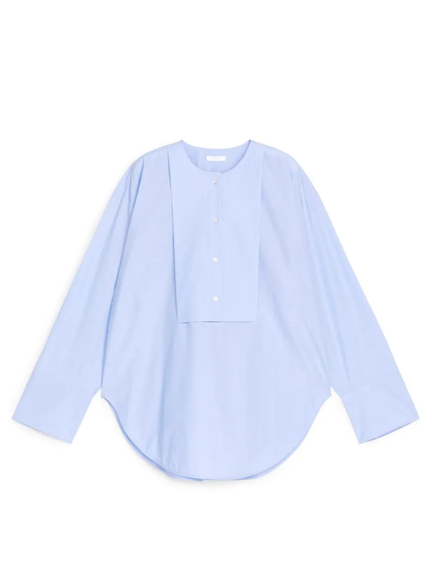 Cotton Bib Blouse