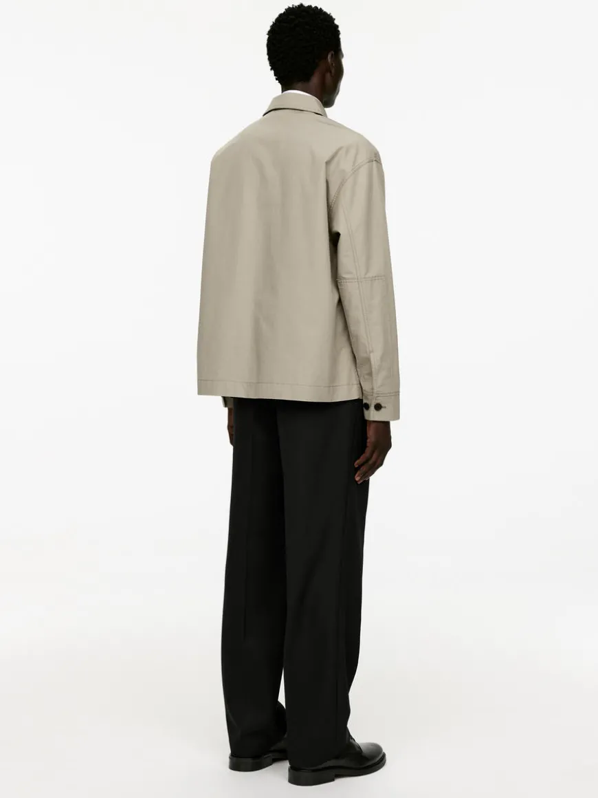 Cotton Canvas Overshirt