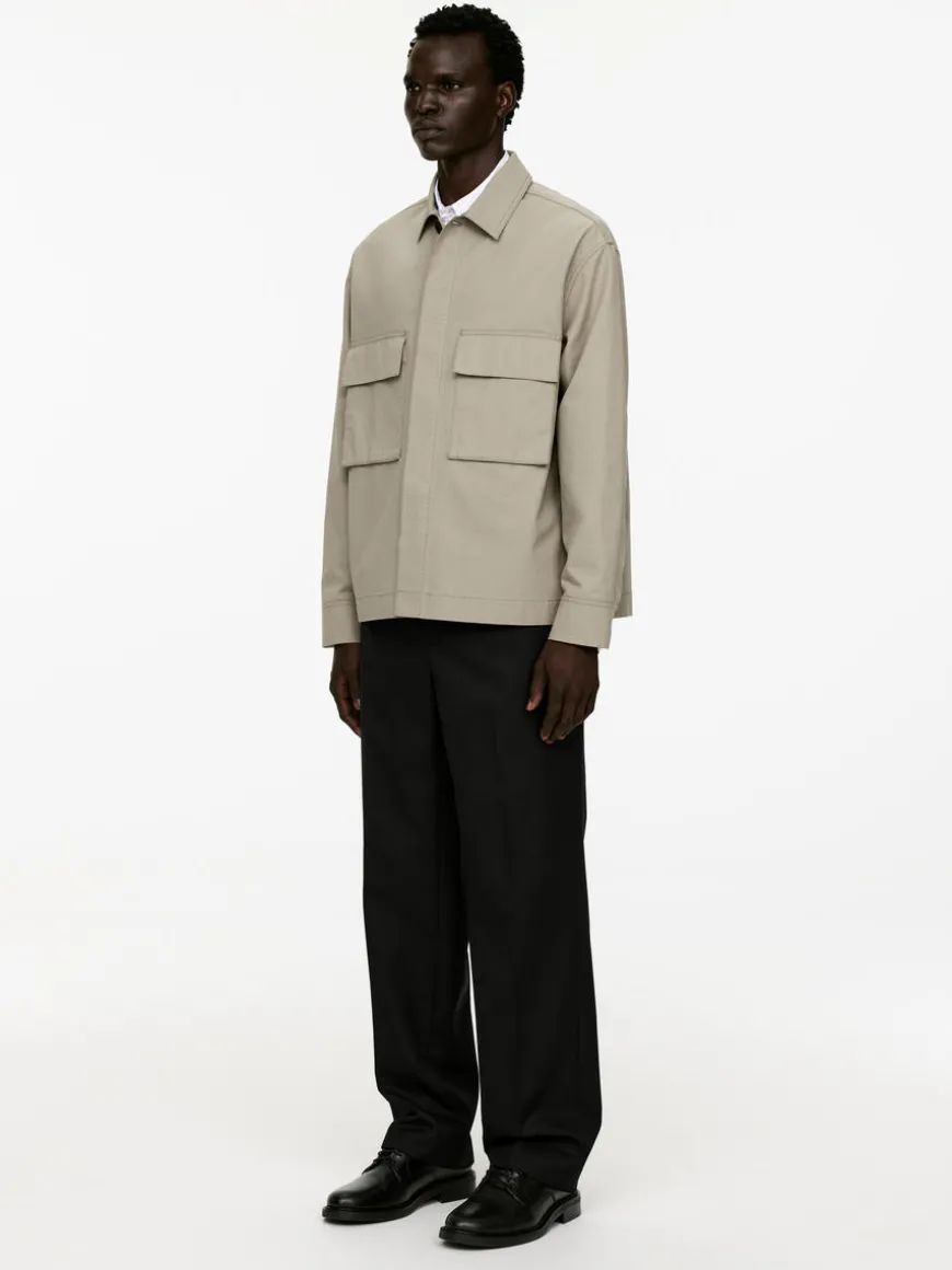 Cotton Canvas Overshirt