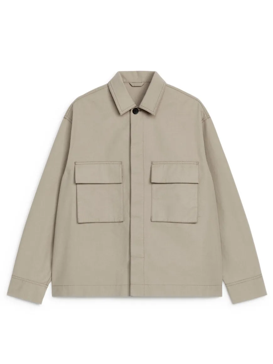 Cotton Canvas Overshirt